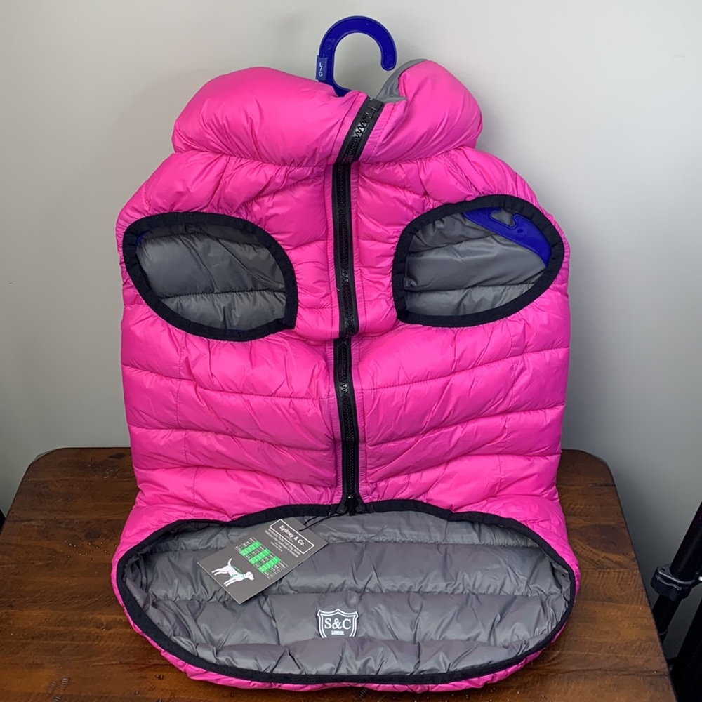 Sydney & Co Reversible Pet Puffer Jacket - Picture 3 of 9